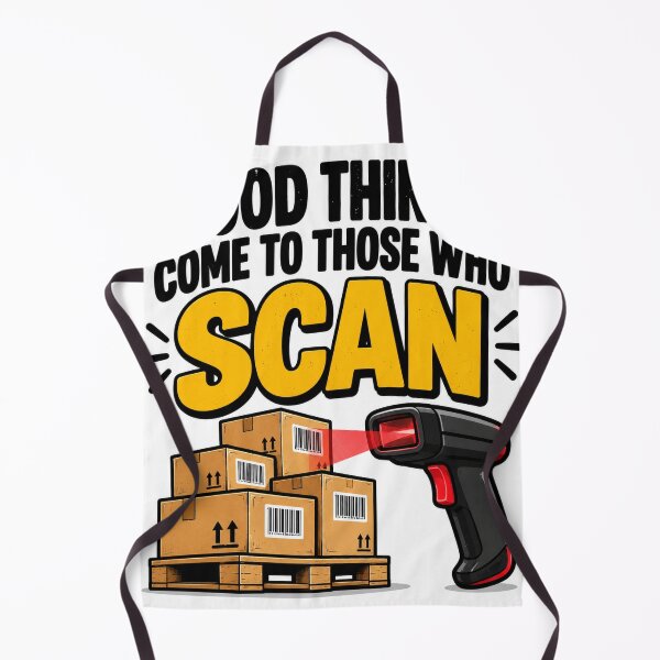 Item preview, Good Things Come to Those Who Scan – Funny Warehouse Worker Design designed and sold by KeeganDykes.