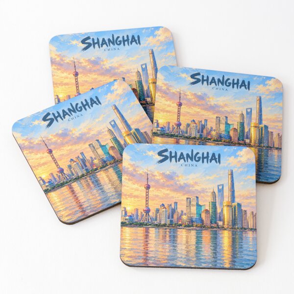 Item preview, Shanghai Painterly Chinese City Impression designed and sold by MichaeIRellov.