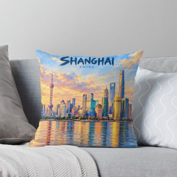 Item preview, Shanghai Painterly Chinese City Impression designed and sold by MichaeIRellov.