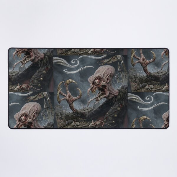 Item preview, Bone Daddy Rat Lord controller of the rodent horde dark horror illustration designed and sold by Vintage Designs +.