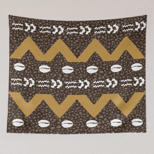 Item preview, African printed fabric – Bogolan patterns designed and sold by Wolagno.