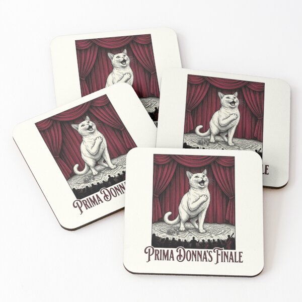 Item preview, Prima Donnas Finale Funny Opera Cat Classic Drama Movie Lover Gift designed and sold by FurRealStudioCo.