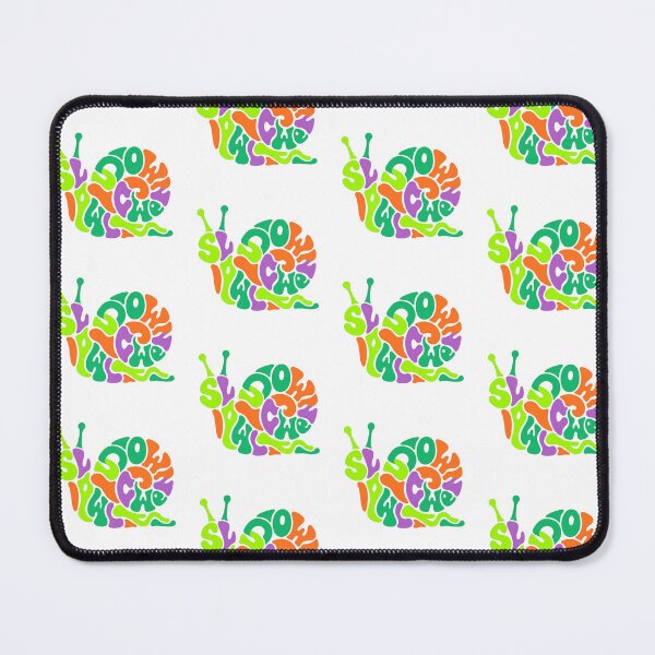 Item preview, Slow Down Snail Typography – Colorful Mindfulness & Relaxation Design designed and sold by CreativeArtisanPrints Shop.