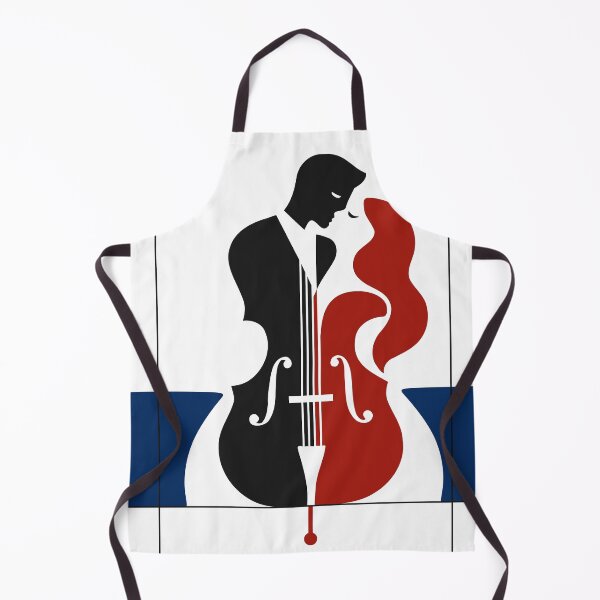 Item preview, Romantic Cello Art Print, Couple in Love Art, Cello Music Print, Mid Century Modern Print, Music Lover Wedding Anniversary Gift designed and sold by Studio pod Burom.
