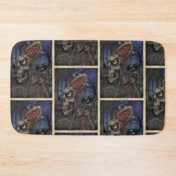 Item preview, Robotic brain jar zombie halloween horror design designed and sold by Vintage Designs +.