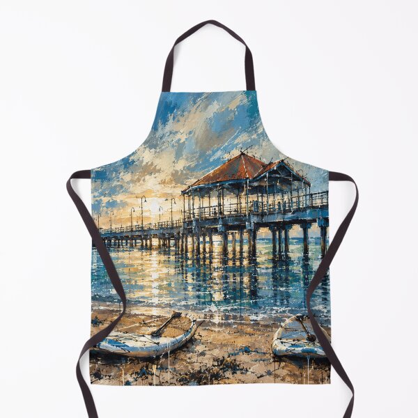 Artikelvorschau, Redcliffe, Australien. Red Pier Shore entworfen und verkauft von BRETT'S ART STUDIO.