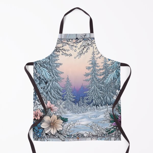 Item preview, Winter landscape. Floral pattern. designed and sold by MagelliShop.
