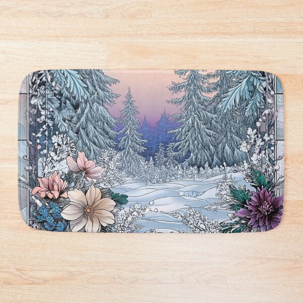 Item preview, Winter landscape. Floral pattern. designed and sold by MagelliShop.