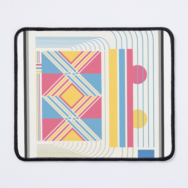 Item preview,  classic vintage geometric bauhaus posterart  with copy space text to edit designed and sold by Print_This_Out.