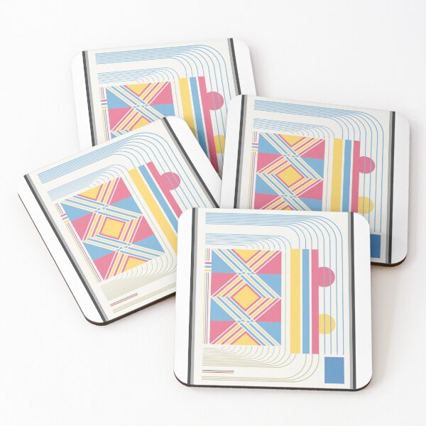 Item preview,  classic vintage geometric bauhaus posterart  with copy space text to edit designed and sold by Print_This_Out.