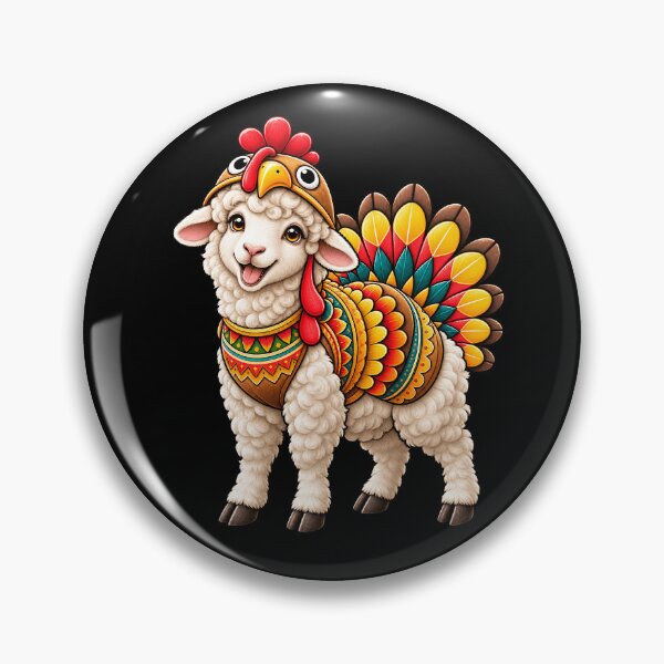 Item preview, Funny Sheep Turkey Costume Thanksgiving Zoo designed and sold by rafaeltto.