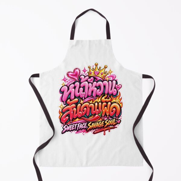 Item preview, Sweet Face Savage Soul – Spicy Thai Attitude Quote designed and sold by Pali's shop.