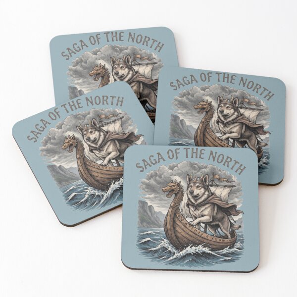 Item preview, Saga of the North Funny Viking Movie Epic Saga Elkhound Lover Gift designed and sold by FurRealStudioCo.
