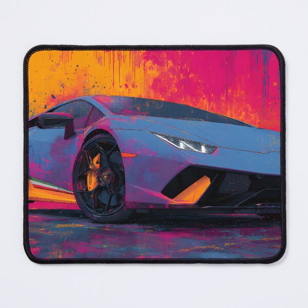 Item preview, Lamborghini Huracan Performante Statement Wall Art designed and sold by AutoPopStudio.