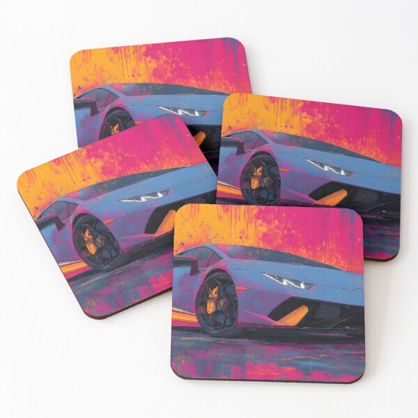 Item preview, Lamborghini Huracan Performante Statement Wall Art designed and sold by AutoPopStudio.