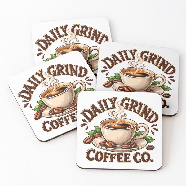 Item preview, Daily Grind Coffee Co for coffee lover designed and sold by Afnan Store.