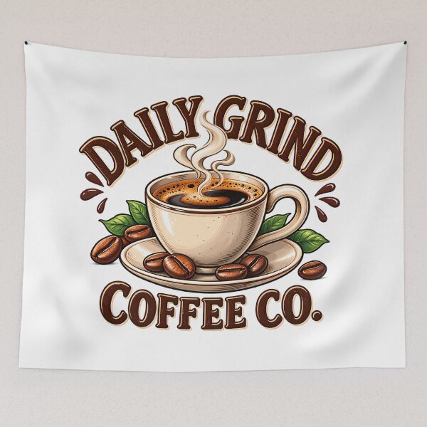 Item preview, Daily Grind Coffee Co for coffee lover designed and sold by Afnan Store.