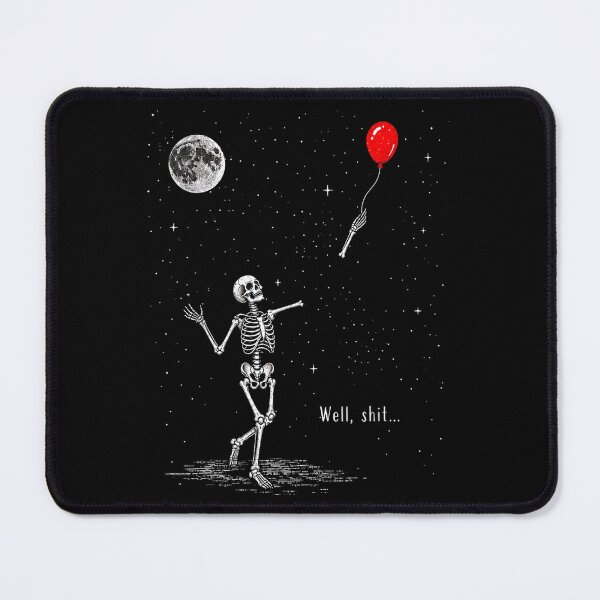 Item preview, Cute Funny Well Shit Skeleton Balloon Sarcastic designed and sold by HenikaPonko.