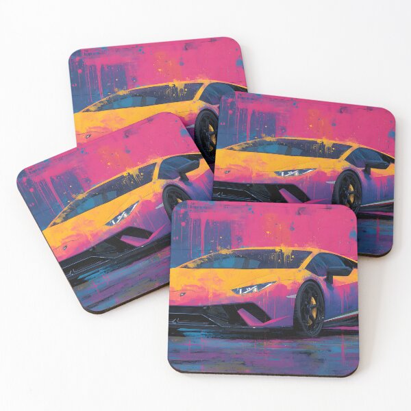 Item preview, Lamborghini Huracan Performante Modern Supercar Artwork designed and sold by AutoPopStudio.