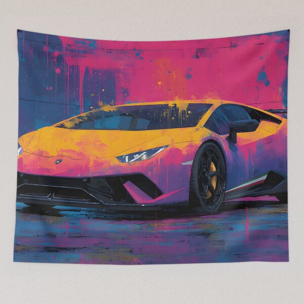 Item preview, Lamborghini Huracan Performante Modern Supercar Artwork designed and sold by AutoPopStudio.