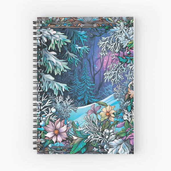 Item preview, Winter landscape. Floral pattern. designed and sold by MagelliShop.