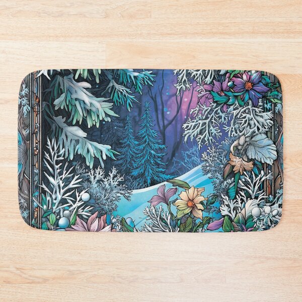 Item preview, Winter landscape. Floral pattern. designed and sold by MagelliShop.