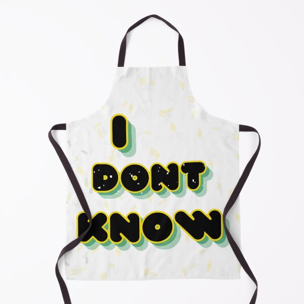 Item preview, I Don't Know – Funny Sarcastic Typography Shirt designed and sold by Khadique.