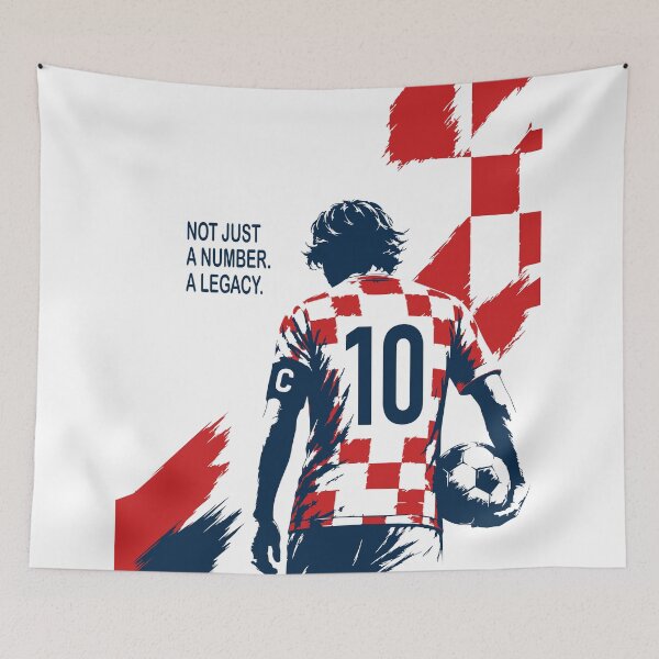 Item preview, Arte de fútbol número 10 | No es solo un número, sino un legado futbolístico | Lámina de jugador capitán de fútbol | Decoración deportiva vintage número 10 designed and sold by Studio pod Burom.