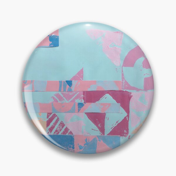 Item preview, Colorful Geometric pattern– Hand-Printed Composition designed and sold by Kendica.