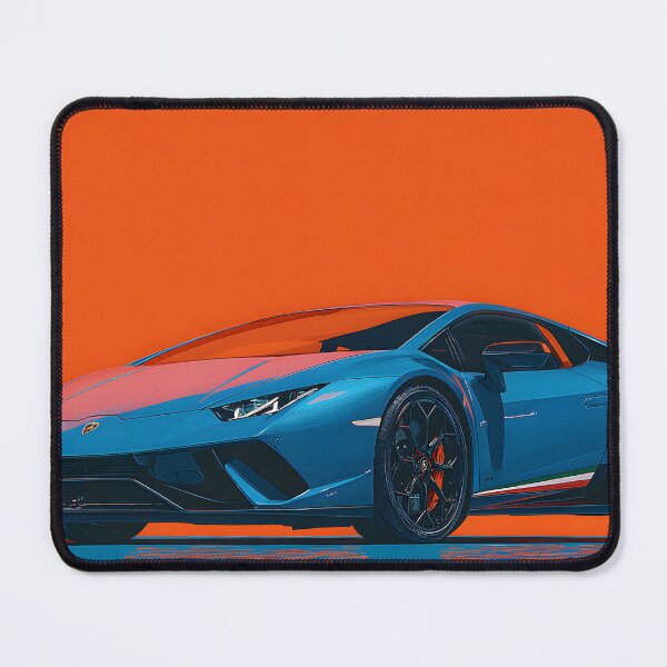 Item preview, Lamborghini Huracan Performante Pop Art Supercar Print designed and sold by AutoPopStudio.