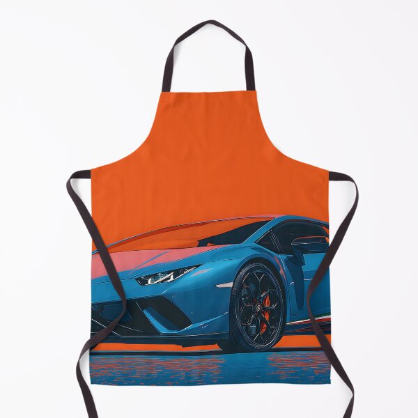 Item preview, Lamborghini Huracan Performante Pop Art Supercar Print designed and sold by AutoPopStudio.