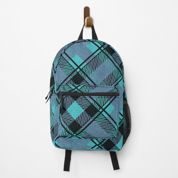 Item preview, Classic Cyan Navy Checkered Fabric Pattern designed and sold by Jeffrey-Jeffrey.