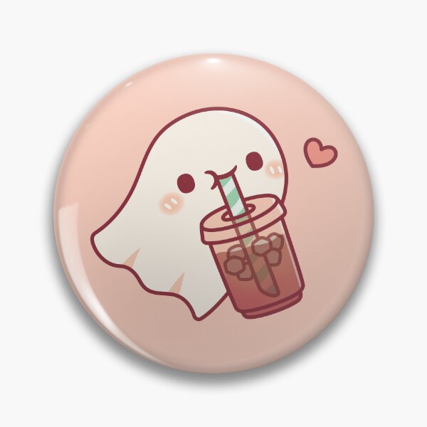 Item preview, Cute Ghost Loves Iced Coffee designed and sold by rustydoodle.
