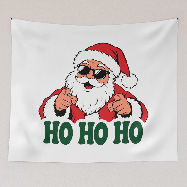 Item preview, Ho Ho Ho - Funny Santa with Sunglasses designed and sold by Marshallamoakohene.