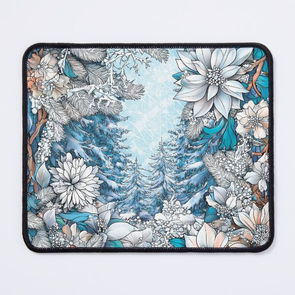 Item preview, Winter landscape. Floral pattern. designed and sold by MagelliShop.