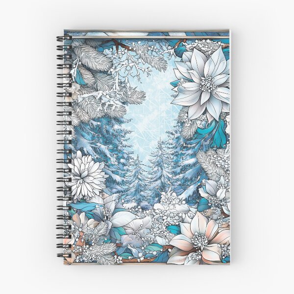 Item preview, Winter landscape. Floral pattern. designed and sold by MagelliShop.