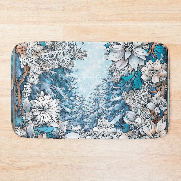 Item preview, Winter landscape. Floral pattern. designed and sold by MagelliShop.