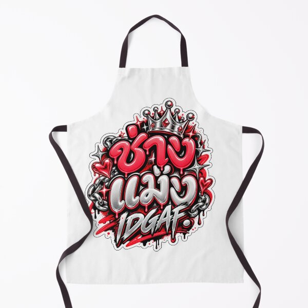 Item preview, IDGAF – Bold Thai Savage Attitude Quote designed and sold by Pali's shop.