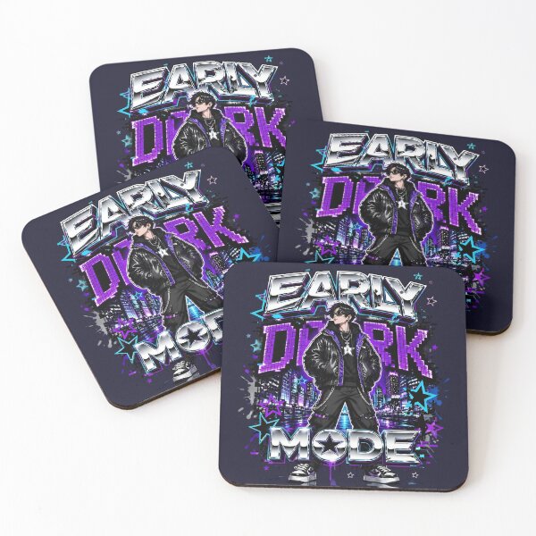 Item preview, Early Dark Mode Anime Cyberpunk Streetwear Guy designed and sold by CloudyCatArt.