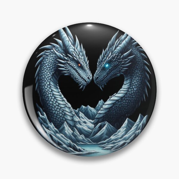 Item preview, Ice dragons in the heart of the aurora designed and sold by KinoDesign.
