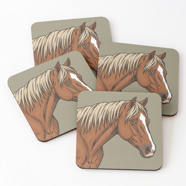 Item preview, The head of the Aenos horse with a chestnut coat designed and sold by Cheval-de-coeur.