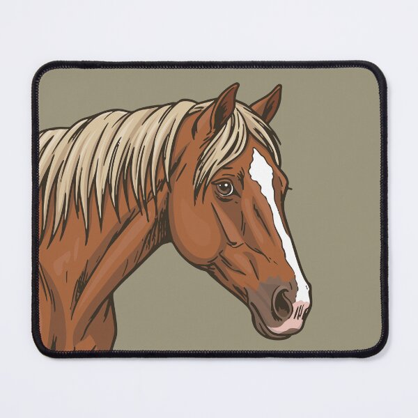 Item preview, The head of the Aenos horse with a chestnut coat designed and sold by Cheval-de-coeur.
