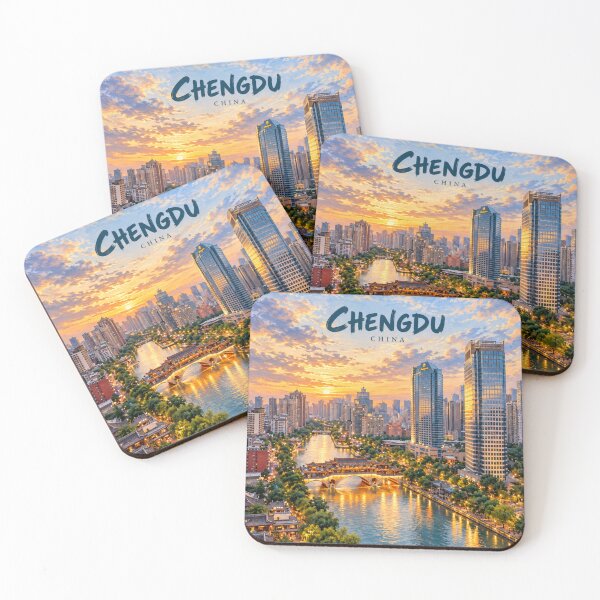 Item preview, Chengdu Painterly Sichuan City Impression designed and sold by MichaeIRellov.