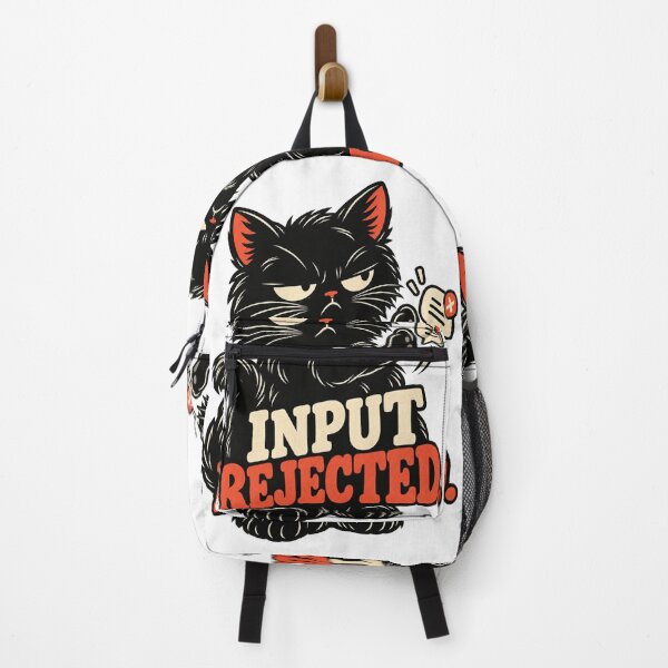 Artikelvorschau, Input Rejected Black Cat Tech Error Reaction entworfen und verkauft von MOTIFOLK.