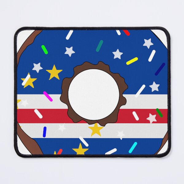 Item preview, Cape Verde Flag Donut – Colorful Sprinkles Country Pride designed and sold by TheIconSmith.
