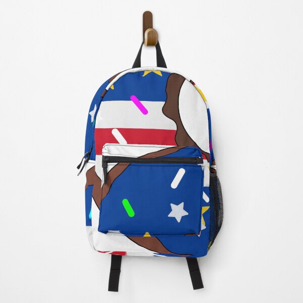 Item preview, Cape Verde Flag Donut – Colorful Sprinkles Country Pride designed and sold by TheIconSmith.