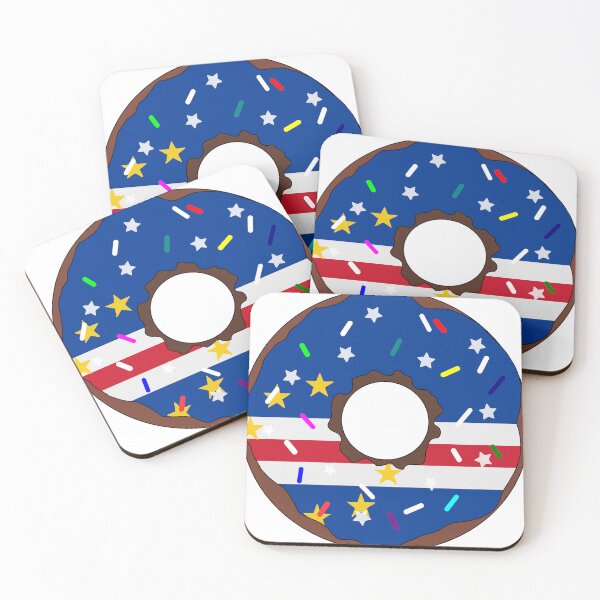 Item preview, Cape Verde Flag Donut – Colorful Sprinkles Country Pride designed and sold by TheIconSmith.
