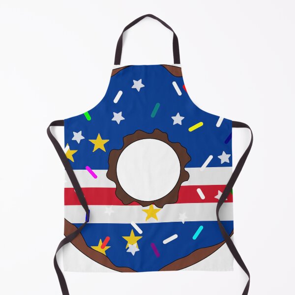 Item preview, Cape Verde Flag Donut – Colorful Sprinkles Country Pride designed and sold by TheIconSmith.
