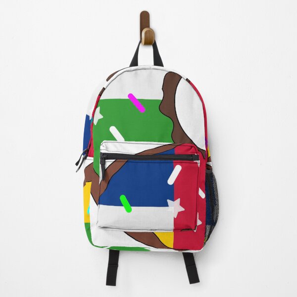 Item preview, The Central African Republic Flag Donut – Colorful Sprinkles Country Pride designed and sold by TheIconSmith.