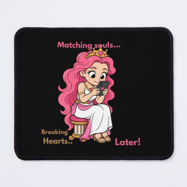 Item preview, Funny Aphrodite Goddess of Love Dating Procrastination Cartoon designed and sold by LazyDayzCo.